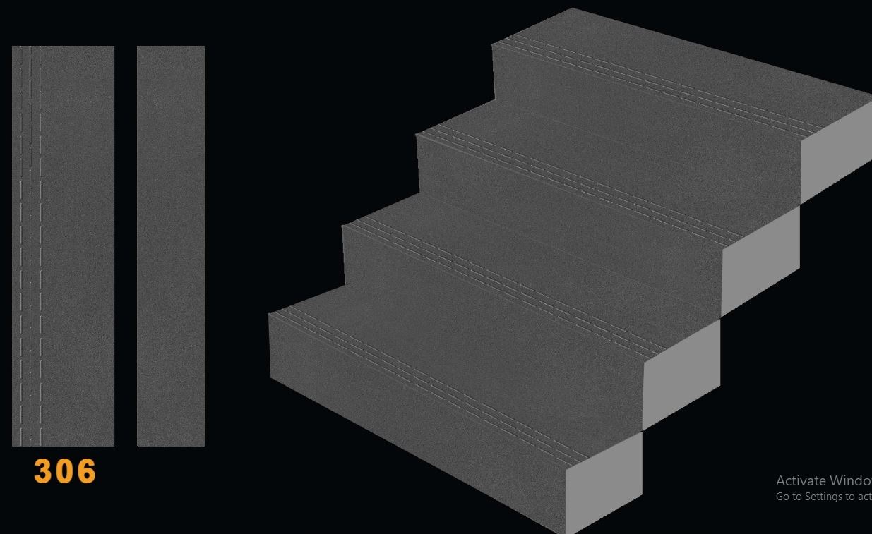 306 3X1 RISER (GREY FB) LOGWAY