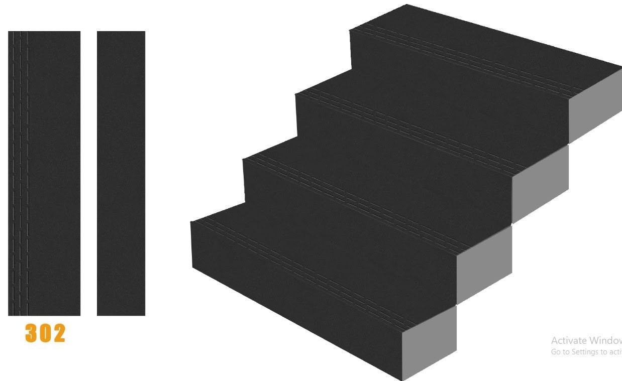 302 3X1 RISER (BLACK FB) LOGWAY